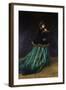 Camille, or the Woman in the Green Dress, 1866-Claude Monet-Framed Giclee Print