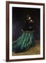 Camille, or the Woman in the Green Dress, 1866-Claude Monet-Framed Giclee Print