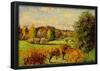 Camille Pissarro Autumn in Eragny Art Print Poster-null-Framed Poster