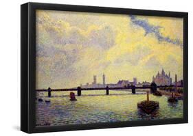 Camille Pissarro Charing Cross Bridge London Art Print Poster-null-Framed Poster