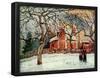Camille Pissarro (Chestnut Trees in Louveciennes) Art Poster Print-null-Framed Poster