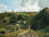 Morning Sunlight Effect, Eragny, 1899-Camille Pissarro-Giclee Print