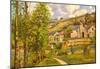 Camille Pissarro Landscape in Pontoise Art Print Poster-null-Mounted Poster