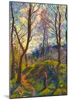 Camille Pissarro Landscape with Big Trees Art Print Poster-null-Mounted Poster