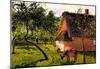 Camille Pissarro Orchard in Varengeville Art Print Poster-null-Mounted Poster