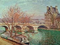 Pont Royal and the Pavillon De Flore, 1903-Camille Pissarro-Giclee Print