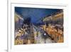 Camille Pissarro The Boulevard Montmartre-Camille Pissarro-Framed Art Print