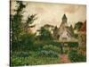 Camille Pissarro / The Church in Knocke, 1894-Camille Pissarro-Stretched Canvas