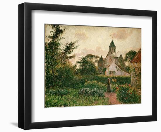 Camille Pissarro / The Church in Knocke, 1894-Camille Pissarro-Framed Giclee Print