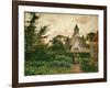 Camille Pissarro / The Church in Knocke, 1894-Camille Pissarro-Framed Giclee Print