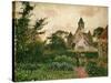 Camille Pissarro / The Church in Knocke, 1894-Camille Pissarro-Stretched Canvas