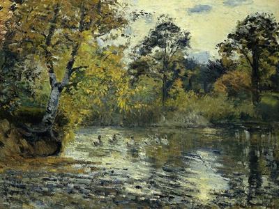 The Pond at Montfoucault; L'Etang De Montfoucault, 1874