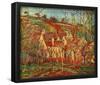 Camille Pissarro (The red roofs) Art Poster Print-null-Framed Poster