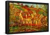 Camille Pissarro The Red Roofs Art Print Poster-null-Framed Poster