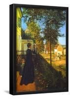 Camille Pissarro The Road from Versailles to Louvecienne Art Print Poster-null-Framed Poster