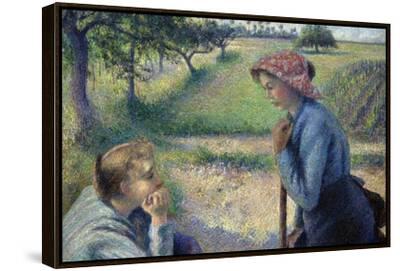 Two Young Peasant Women' Prints - Camille Pissarro | AllPosters.com