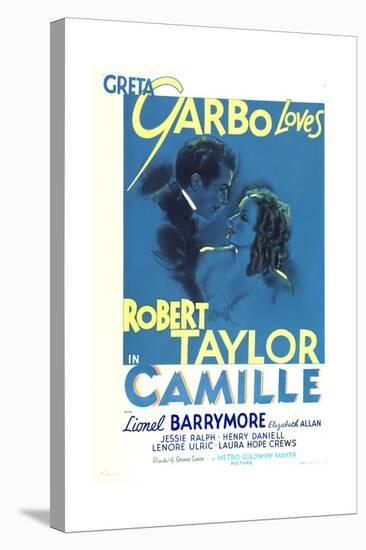 Camille, Robert Taylor, Greta Garbo, 1936-null-Stretched Canvas