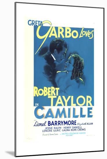 Camille, Robert Taylor, Greta Garbo, 1936-null-Mounted Premium Giclee Print
