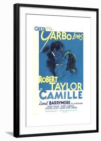 Camille, Robert Taylor, Greta Garbo, 1936-null-Framed Premium Giclee Print