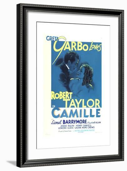 Camille, Robert Taylor, Greta Garbo, 1936-null-Framed Art Print