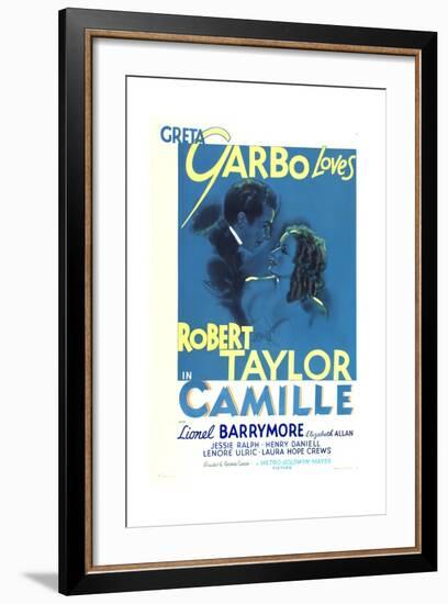 Camille, Robert Taylor, Greta Garbo, 1936-null-Framed Art Print