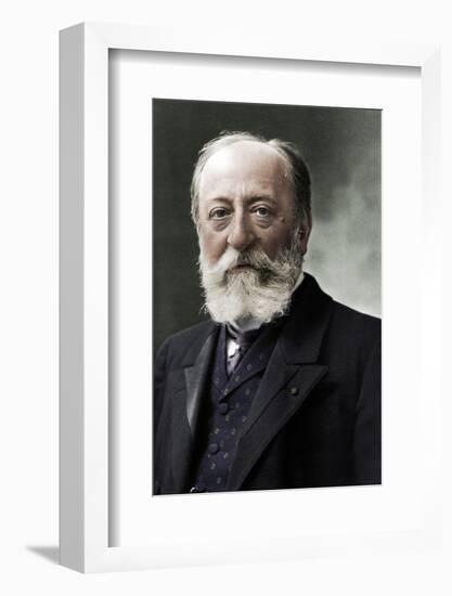 Camille Saint-Saens (1835-1921), French composer, organist, conductor, and pianist of the Romanti-Nadar-Framed Photographic Print