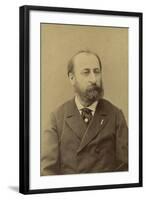 Camille Saint-Saens, French Composer, Conductor, Organist and Pianist, Late 19th Century-Eugene Pirou-Framed Photographic Print