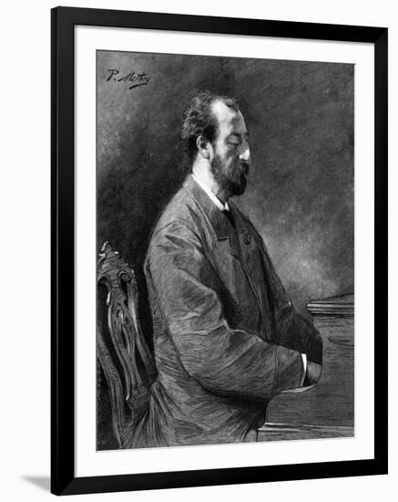 Camille Saint-Saens, French Musician and Composer-Paul Mathey-Framed Art Print