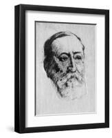 Camille Saint-Saens, French Musician and Composer-null-Framed Art Print