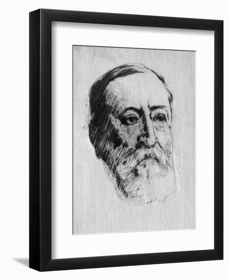 Camille Saint-Saens, French Musician and Composer-null-Framed Art Print