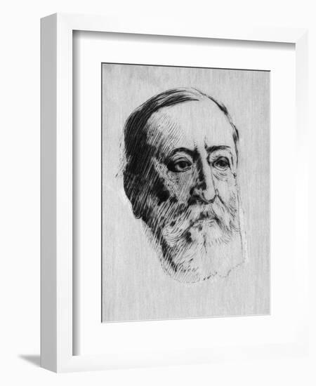 Camille Saint-Saens, French Musician and Composer-null-Framed Art Print