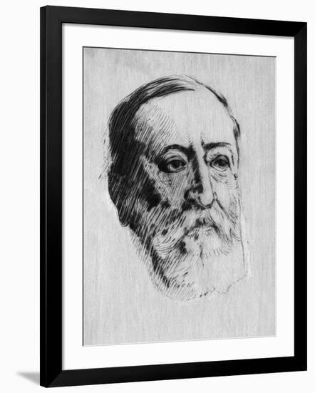 Camille Saint-Saens, French Musician and Composer-null-Framed Art Print