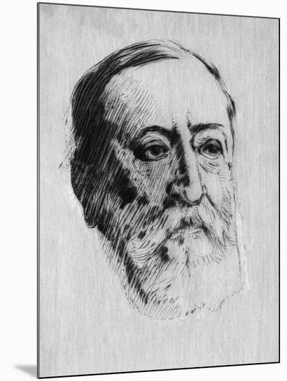 Camille Saint-Saens, French Musician and Composer-null-Mounted Art Print