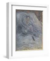 Camille sur son lit de mort-Claude Monet-Framed Giclee Print