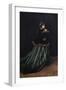 Camille, the Woman in Green-Claude Monet-Framed Giclee Print