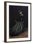Camille, the Woman in Green-Claude Monet-Framed Premium Giclee Print