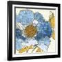 Camilles Peony I Indigo-Sue Schlabach-Framed Art Print