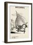 Camillo Benso, Count of Cavour in Satirical Cartoon Published by Magazine L'Arlecchino-null-Framed Giclee Print