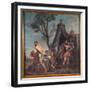 Camillus and the Schoolmaster of Falerii, 1635-40 (Oil on Canvas)-Nicolas Poussin-Framed Giclee Print