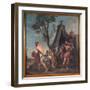 Camillus and the Schoolmaster of Falerii, 1635-40 (Oil on Canvas)-Nicolas Poussin-Framed Premium Giclee Print