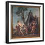 Camillus and the Schoolmaster of Falerii, 1635-40 (Oil on Canvas)-Nicolas Poussin-Framed Premium Giclee Print