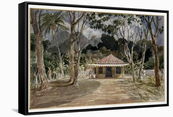 Caminho Velho, Rio De Janeiro, 1830-Emeric Essex Vidal-Framed Stretched Canvas