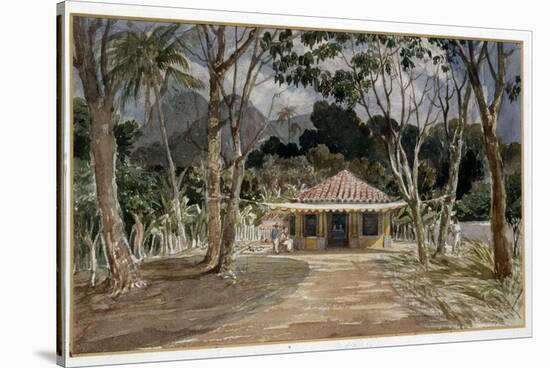 Caminho Velho, Rio De Janeiro, 1830-Emeric Essex Vidal-Stretched Canvas