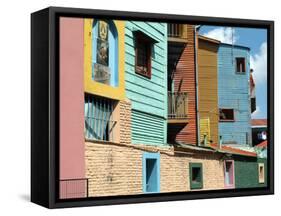 Caminito (Little Street), La Boca, Buenos Aires, Argentina, South America-Ethel Davies-Framed Stretched Canvas