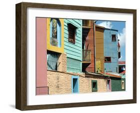 Caminito (Little Street), La Boca, Buenos Aires, Argentina, South America-Ethel Davies-Framed Photographic Print