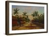 Camino Con Palmeras-August Lohr-Framed Giclee Print