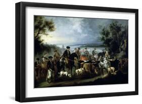 Camino De La Feria-Andres Cortes-Framed Giclee Print