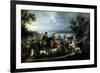 Camino De La Feria-Andres Cortes-Framed Giclee Print