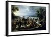 Camino De La Feria-Andres Cortes-Framed Giclee Print