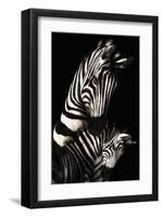 Camo-Zebra-null-Framed Art Print
